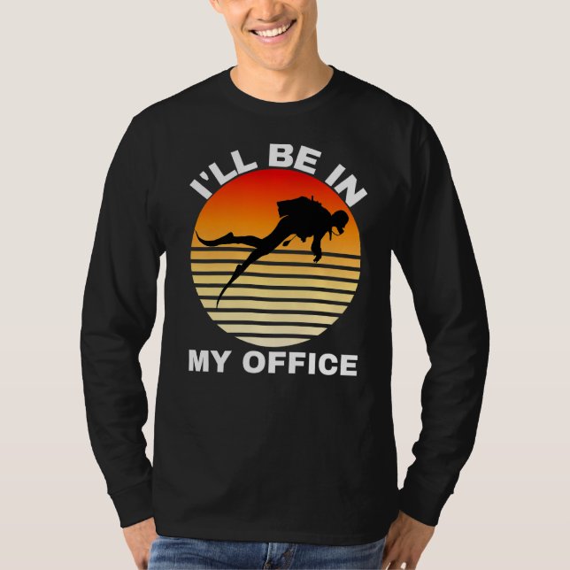 Scuba Diver This Is My Office T-Shirt (Front)