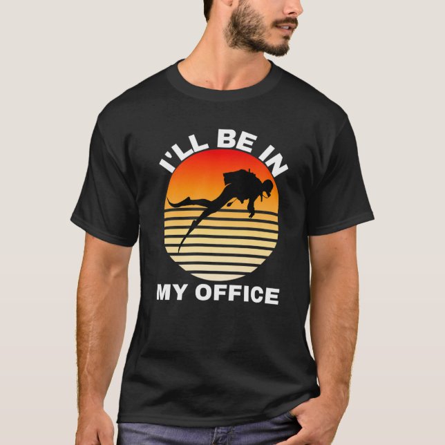 Scuba Diver This Is My Office T-Shirt (Front)