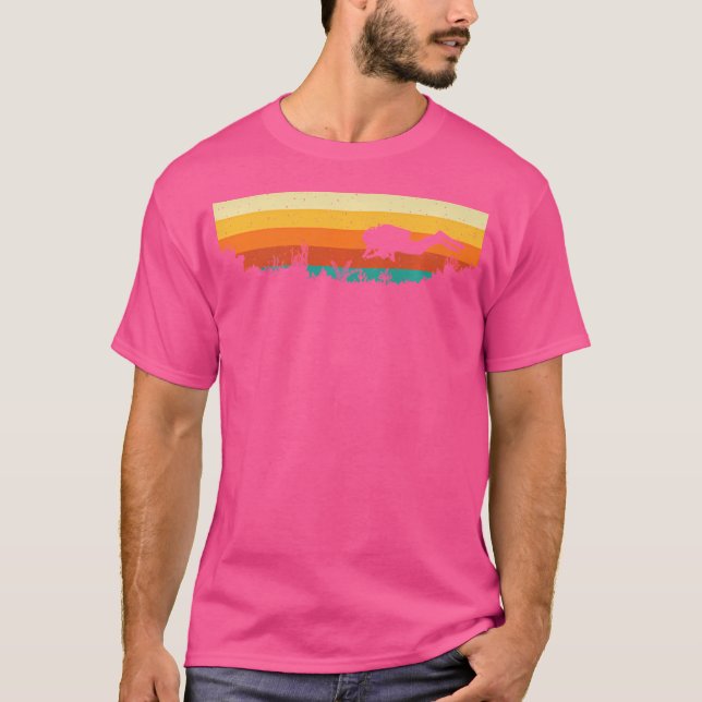 Scuba Diver Underwater Freediving Scuba Diving T-Shirt (Front)