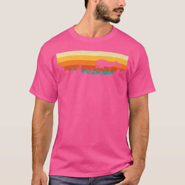 Scuba Diver Underwater Freediving Scuba Diving T-Shirt (Front)