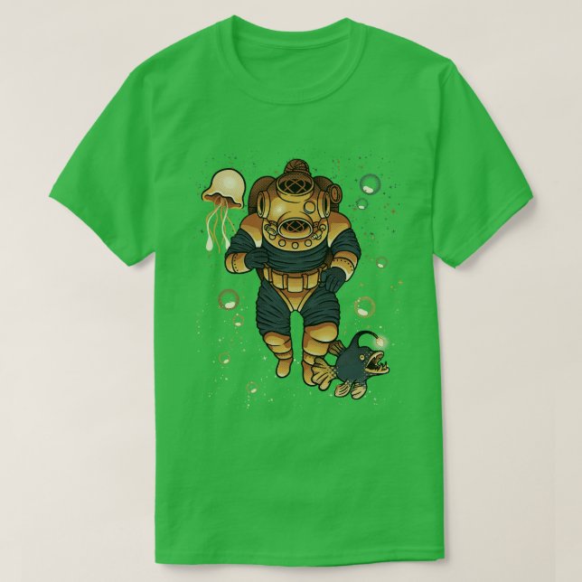 Scuba Diver Universe by Tobe Fonseca T-Shirt (Design Front)