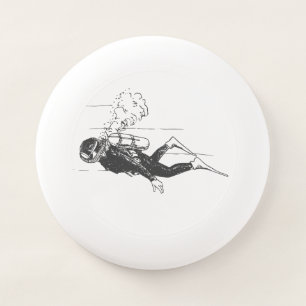 Scuba Diver Wham-O Frisbee Flying Disc