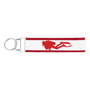 Scuba Diver Wrist Keychain