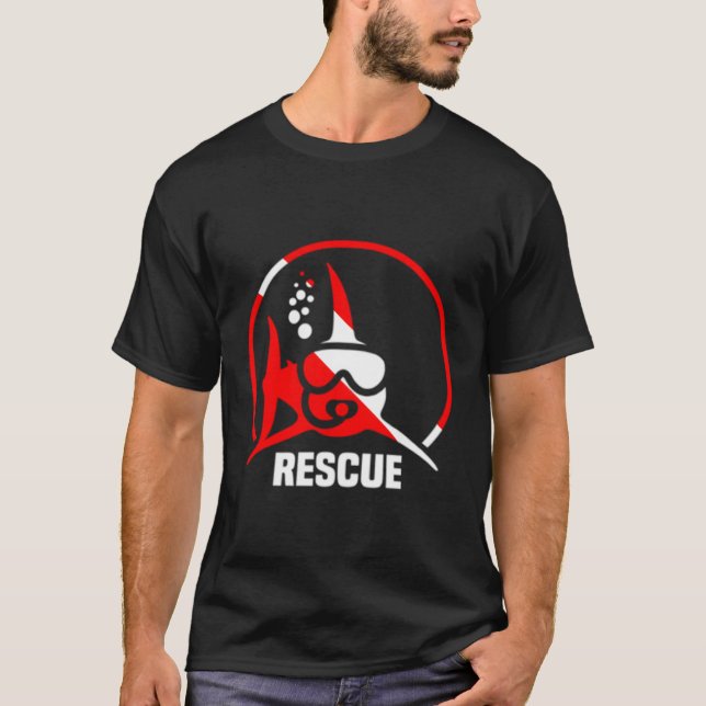 Scuba Divers Certified Rescue Diver T-Shirt (Front)