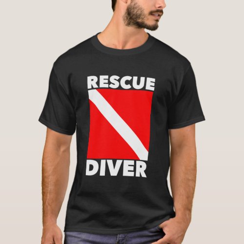 Scuba Divers Certified Rescue Diver T_Shirt