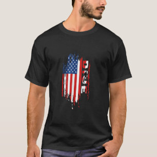Scuba Diving America USA Flag Snorkeling Team Dive T-Shirt