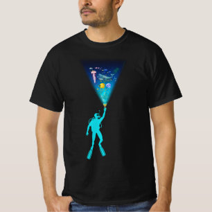 Scuba Diving Apparel Scuba Diving Ocean Life Marin T-Shirt