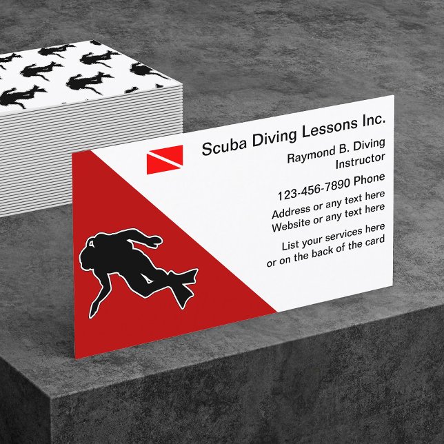 Scuba Diving Business Cards (Creator Uploaded)