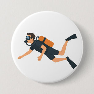Scuba diving button