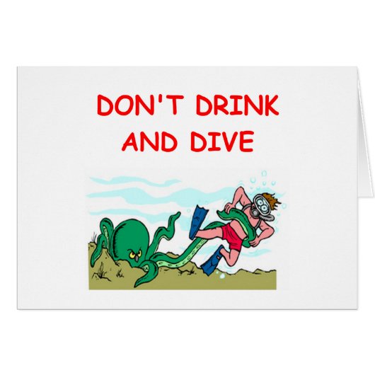 scuba diving cards (Front Horizontal)