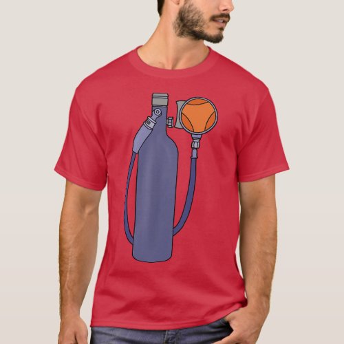 Scuba Diving Cylinder T_Shirt