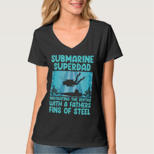 Scuba Diving Dad Skilled Open Water Diver T-Shirt