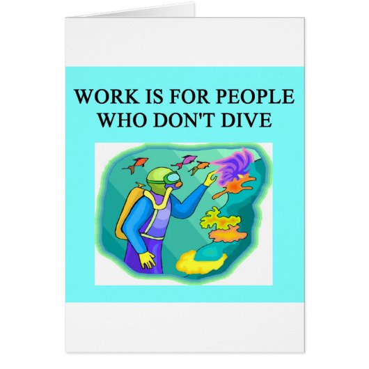 scuba diving design cards (Front)
