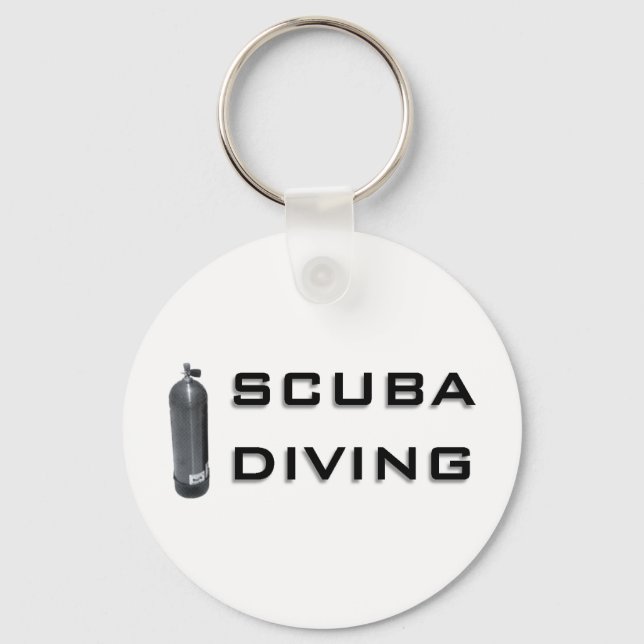 Scuba  Diving design! Keychain (Front)