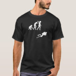 Scuba Diving Dive Diver Snorkeling Water Sports Ev T-Shirt<br><div class="desc">Scuba Diving Dive Diver Snorkeling Water Sports Evolution Raglan Baseball Tee</div>