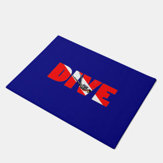 Scuba Diving DIVE Doormat