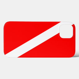 Scuba Diving Dive Flag Case-Mate iPhone Case | Zazzle