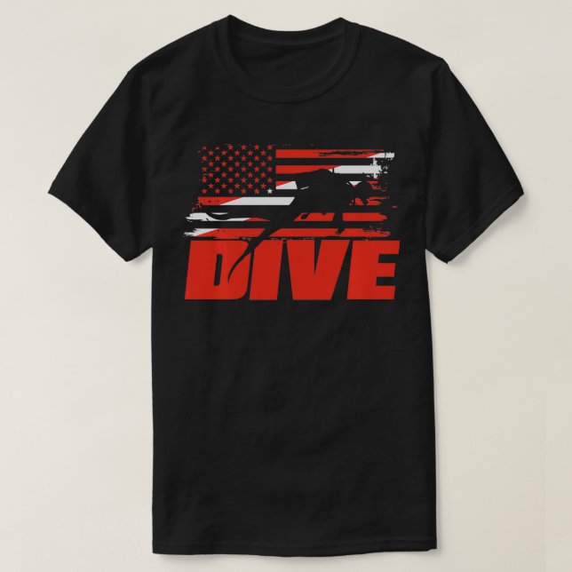 Scuba Diving Dive  T-Shirt (Design Front)