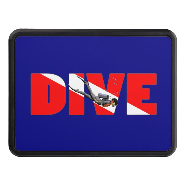 Scuba Diving DIVE Tow Hitch Cover (Front)