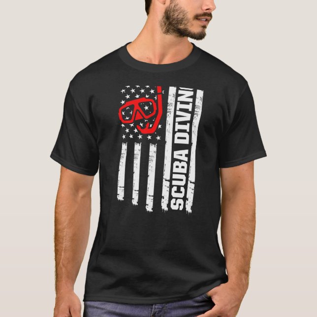 Scuba Diving Diver 5 T-Shirt (Front)