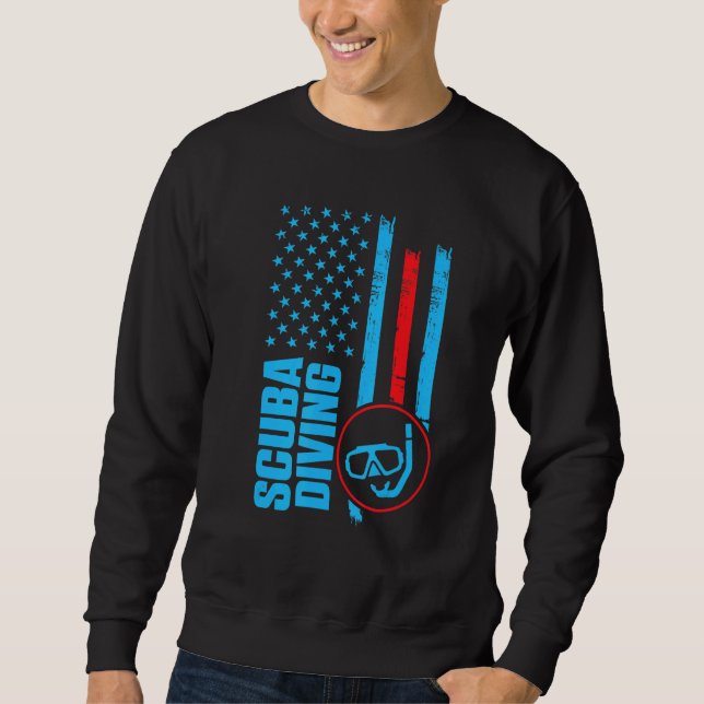 Scuba Diving  Diver  6 Sweatshirt (Front)