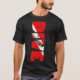 Scuba Diving Diver Down Flag T-Shirt