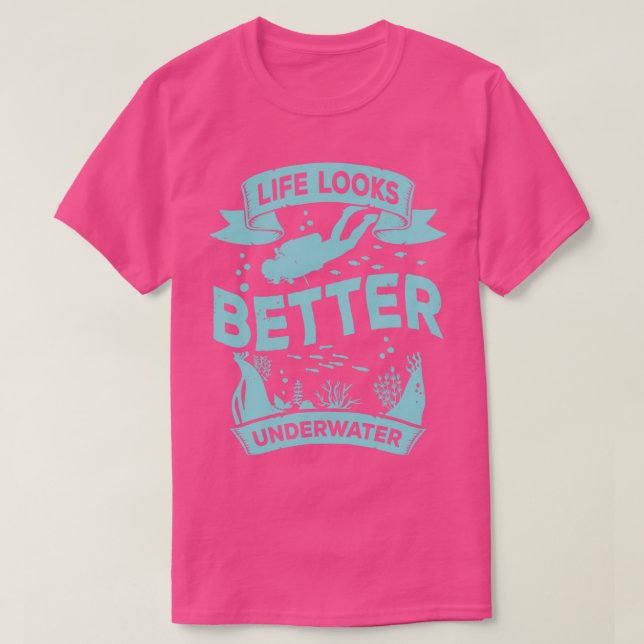 Scuba Diving Diver Gift  T-Shirt (Design Front)