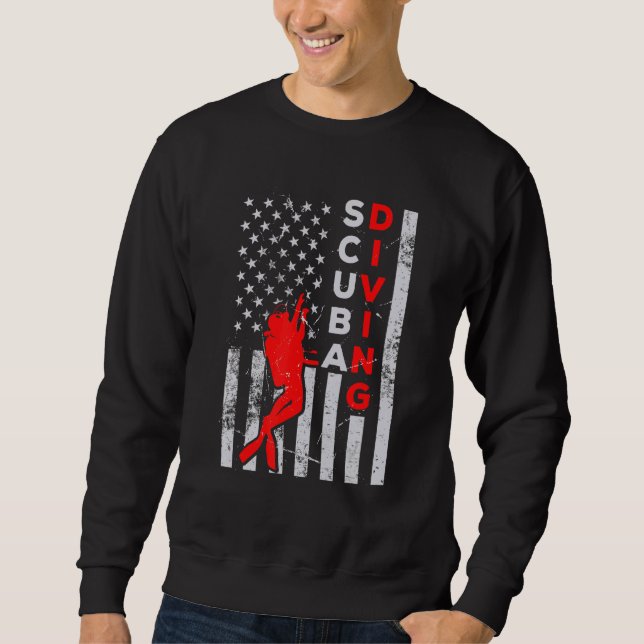 Scuba Diving  Diver Sweatshirt (Front)