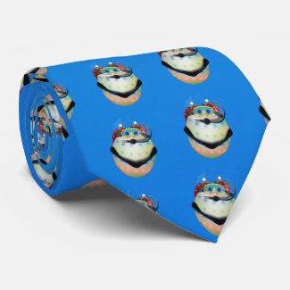 Scuba Diving Easter Egg Tie