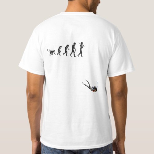 SCUBA Diving Evolution T_Shirt