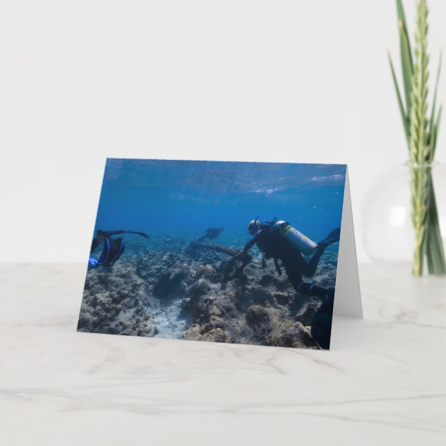 Scuba Diving Excavation Card (Front)