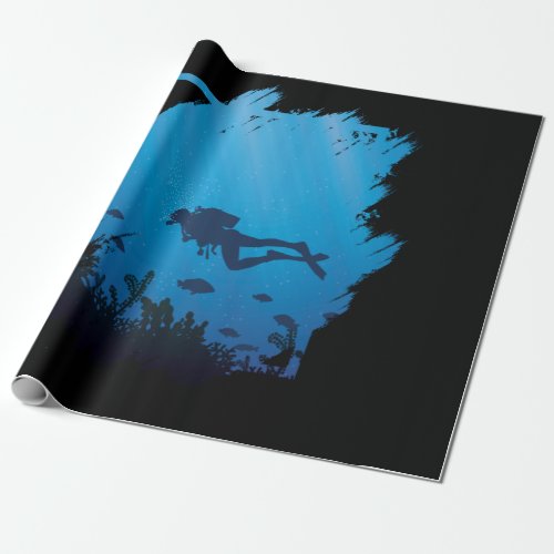 Scuba Diving For Divers Wrapping Paper