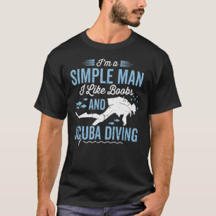 Scuba Diving For Men Dad Husband Scuba Diver T-Shirt