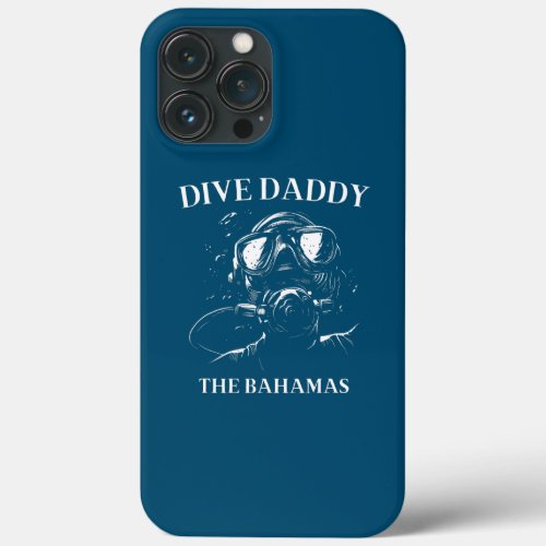 Scuba Diving Gear Dive Daddy Bali  iPhone 13 Pro Max Case