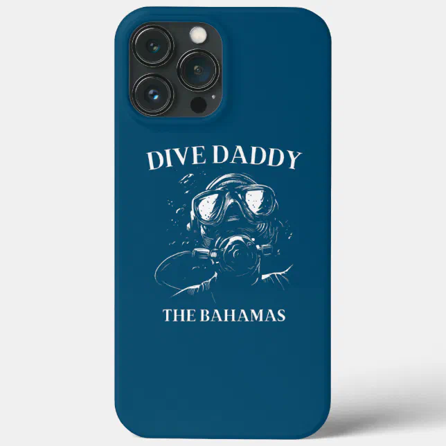 Scuba Diving Gear Dive Daddy Bali Case-Mate iPhone Case | Zazzle
