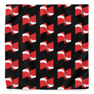 Scuba Diving Gift - Diver Down Flag - Scuba Diver Bandana