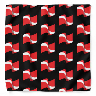 Scuba Diving Gift - Diver Down Flag - Scuba Diver Bandana