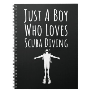 Scuba Diving Gifts For Kids Diver Ocean Snorkeling Notebook