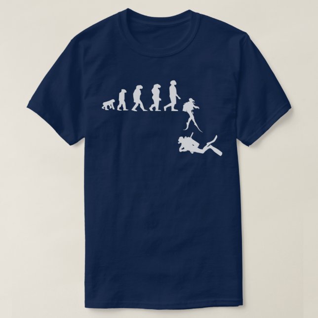 Scuba Diving Heart Beat Best for Diver 6 T-Shirt (Design Front)