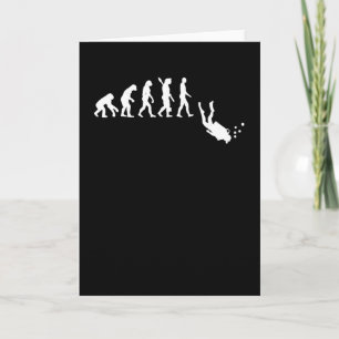 Scuba Diving Heart Beat Card