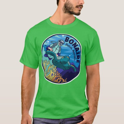 Scuba Diving In Bonaire Dutch Antilles T_Shirt