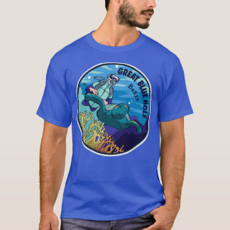 Scuba Diving In Great Blue Hole Belize T-Shirt