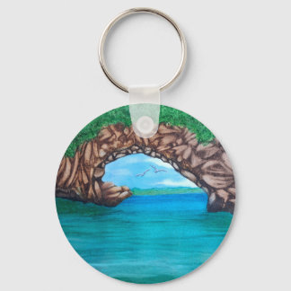 Scuba Diving In Paradise  Keychain