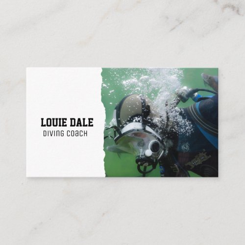 Scuba diving Instructor  Business Card