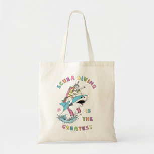 Scuba Diving Is The Greatest Unicorn Riding Great Tote Bag