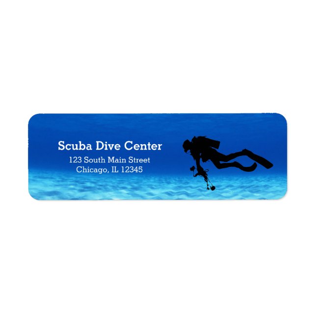 Scuba Diving Label (Front)