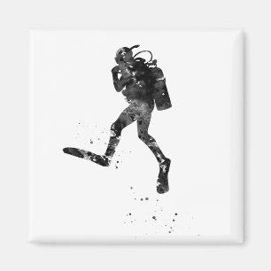 Scuba diving magnet