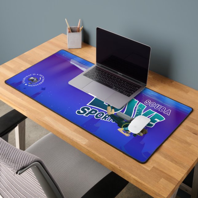 Scuba Diving | Mousepad Desk Mat (Office 2)