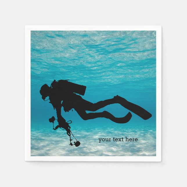 Scuba Diving Napkins (Front)