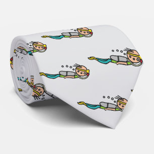 Scuba Diving Neck Tie
